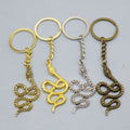 Metal Snake Keychain Bag Charm – Antique Copper view 1