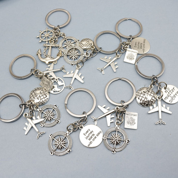 Zinc Alloy Airplane Travel Jewelry Findings Accessories for DIY Jewelry Making