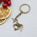 Metal Unicorn Keychain Bag Charm view 6