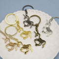 Metal Unicorn Keychain Bag Charm view 1