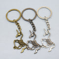 Metal Unicorn Keychain Bag Charm view 3
