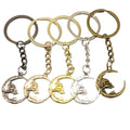 Metal Skull Moon Keychain Bag Charm Gift For Halloween view 5