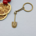 Metal Simple Shovel Keychain For Bag Charm Gift view 6