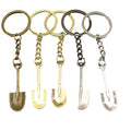 Metal Simple Shovel Keychain For Bag Charm Gift view 5