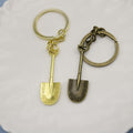 Metal Simple Shovel Keychain For Bag Charm Gift view 4