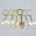 Metal Minimalist Dragon Keychain For Key Ring Gift view 1