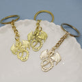 Metal Minimalist Dragon Keychain For Key Ring Gift view 3
