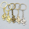 Metal Minimalist Dragon Keychain Bag Charm Gift Accessory view 1