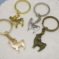 Metal Alpaca Keychain Bag Charm view 4