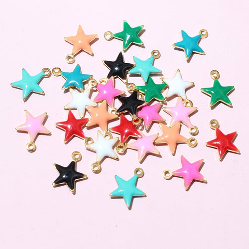 10x8mm Gold Zinc Alloy Charm Pendant for DIY Necklace Bracelet Jewelry Making