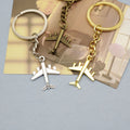 Metal Airplane Keychain Bag Charm – Antique Copper view 4