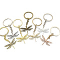 Metal Minimal Dragonfly Keychain Bag Charm For Women Gift view 5