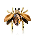Aqua Blue Bee Two Designs Metal Brooch Pin for Jackets and Lapels view 7
