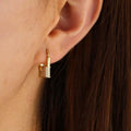 Lock Buckle Design Earrings For Women Fashion Niche French Elegant Personality Jewelry view 3