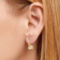 Lock Buckle Design Earrings For Women Fashion Niche French Elegant Personality Jewelry view 2