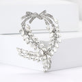 Alloy Long Cross Wheat Brooch Pin For Women's Clothing view 4