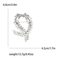 Alloy Long Cross Wheat Brooch Pin For Women's Clothing view 6