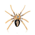 Red Gold Tone Spider Two Designs Metal Brooch Pin for Jackets and Lapels view 6
