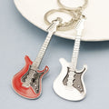 Metal Guitar Keychain Bag Charm – Black view 3