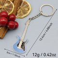 Metal Guitar Keychain Bag Charm – Black view 2