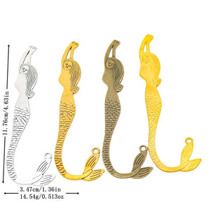 Zinc Alloy Mermaid Charm Pendant No.957356 for DIY Necklace Bracelet Jewelry Making