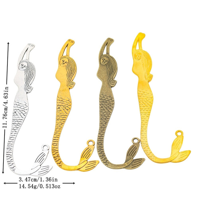Zinc Alloy Mermaid Charm Pendant No.957356 for DIY Necklace Bracelet Jewelry Making