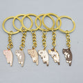 Metal Cute Cat Keychain Bag Charm view 1