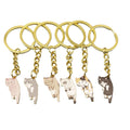 Metal Cute Cat Keychain Bag Charm view 5