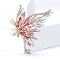 Alloy Crystal Butterfly Brooch For Women's Suits And Dresses view 3