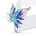 Alloy Crystal Butterfly Brooch For Women's Suits And Dresses view 4