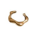 Irregular Open Acrylic Bangle European American Style Round Fashion Statement Bracelet view 5