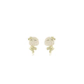 Cute Snake Baby Wrap Stud Earrings For Women, Enamel Acrylic Face And Alloy New Year Earrings view 5