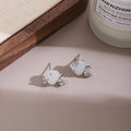 Cute Snake Baby Wrap Stud Earrings For Women, Enamel Acrylic Face And Alloy New Year Earrings view 4
