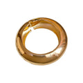 European American Round Adjustable Alloy Bangle Fashion Minimalist Statement Bracelet view 5