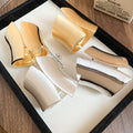 Wide Irregular Metal Bangle European American Fashion Statement Light Luxury Wrist Jewelry view 1