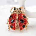 Red Gold Tone Ladybug Metal Brooch Pin 2.9 x 2.7 cm view 4
