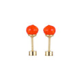 Style Colorful Zircon Ball Gold Tone Alloy Minimalist Dopamine Ear Bone Stud Fashion Earrings view 5