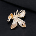 Gold Tone Silver Tone Bee Enamel Metal Brooch Pin for Jackets and Lapels view 5