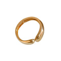 Alloy Waterdrop Open Bangle For Women, Oval Minimalist European Style Fashion Jewelry view 5