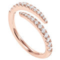 Minimalist Commuter Zircon Open Ring For Women Adjustable Fashion Daily Wear Jewelry view 6