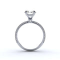 Luxury Geometric Design Ring For Women, Elegant Fashion Engagement And Wedding Jewelry view 3