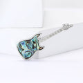 Creative Alloy Abalone Shell Guitar Brooch For Unisex Clothing Decoration view 2