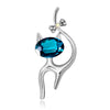 Aqua Crystal Cat