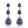 Blue Teardrop Crystal