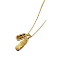 Real Gold Plated Copper Zircon Pixiu Necklace For Women New Chinese Geometric Light Luxury Clavicle Chain view 5