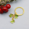 Zinc Alloy Colorful Butterfly Keychain For Cute Bag Charm view 6