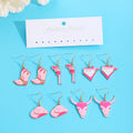 Western Cowboy Hat Boots Bull Skull Heart Enamel Alloy Creative Lightweight Drop Earrings view 1