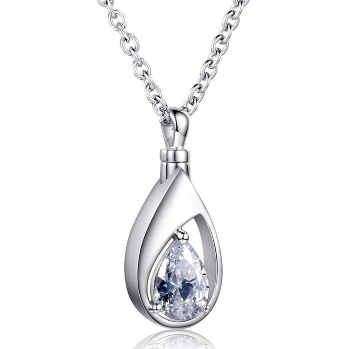 Goddess Tear Water Drop Pendant Necklace For Women, Light Luxury Elegant Fashion Jewelry