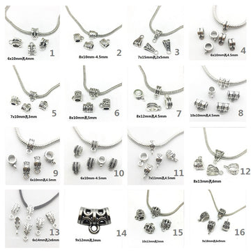 Metallic Spacer Bead Metal Beads with 14 Listed Options