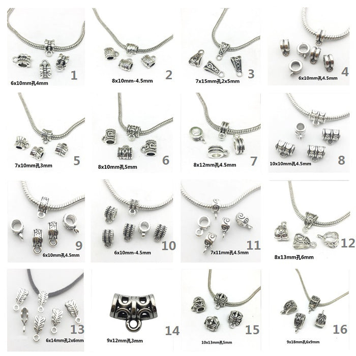 Metallic Spacer Bead Metal Beads with 14 Listed Options